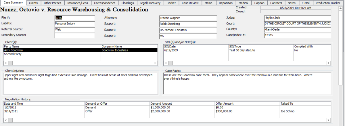 Summa Personal Information and Document Organizer