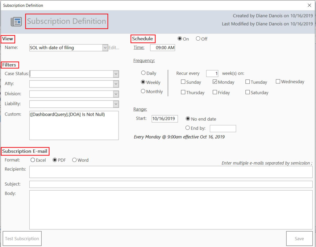 Access Your Reports Anytime Anywhere With Dashboard Subscriptions Case Management Software 4786